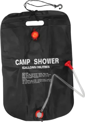 GANAZONO Water Bag Solar Powered Bath Bag Portable Solar Power Bank Camping Shower Bag Travel Backing Shower Bag