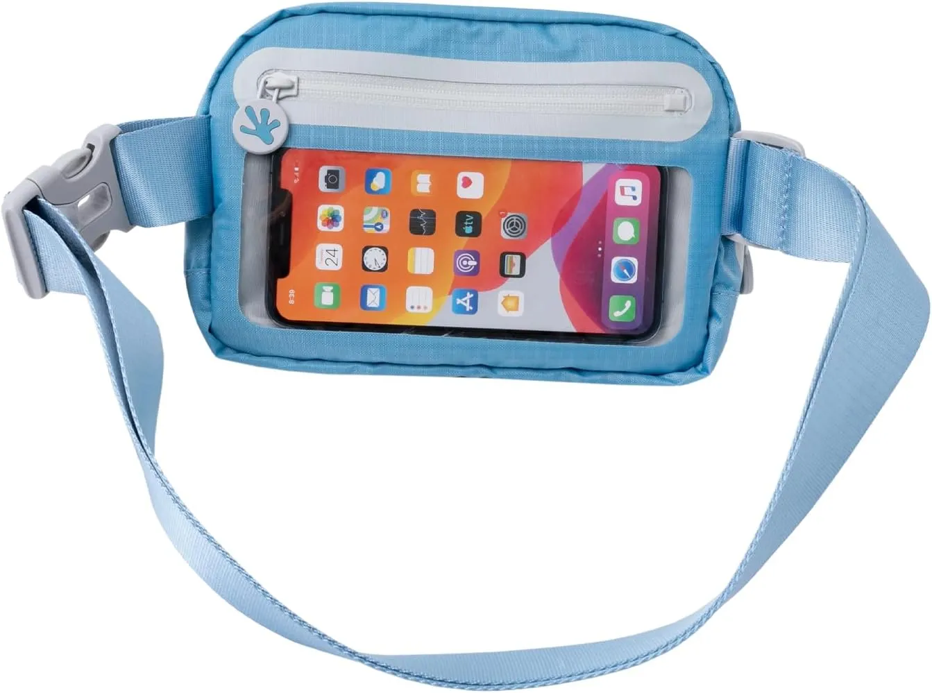 geckobrands Waterproof Belt Bag – Water-Resistant Gear Organizer with Phone Window & Adjustable Strap