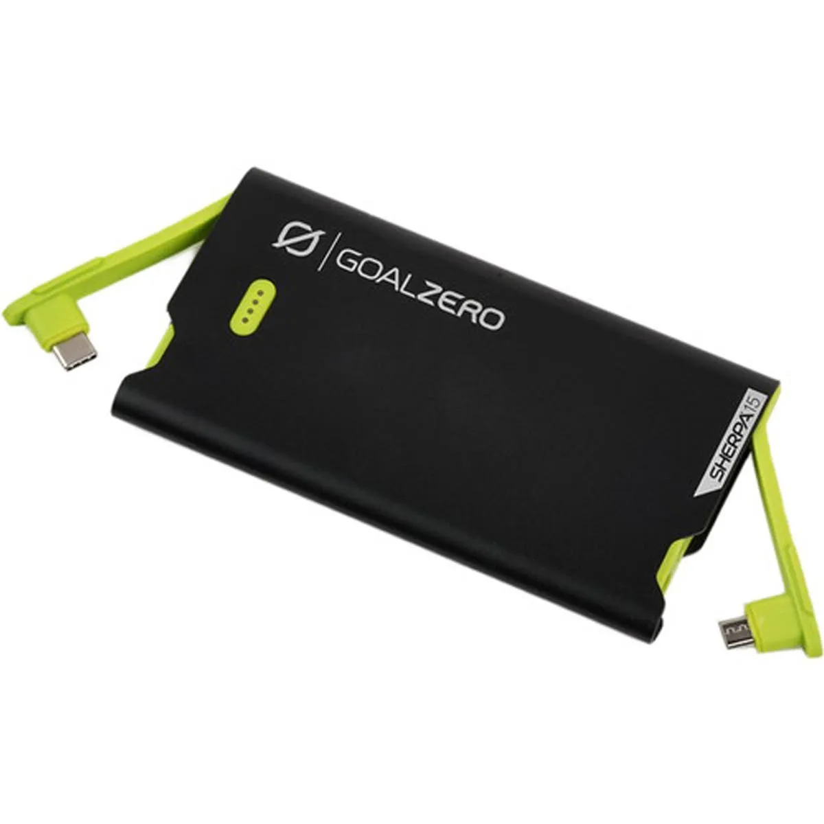 GOAL ZERO Sherpa 15 Power Bank (Black) with Micro USB, USB-C