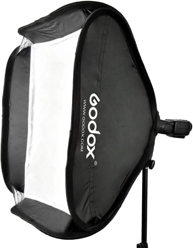 Godox 80cm x 80cm Softbox Bag Kit for Studio Photogrpahy Camera Flash Fits Bowens Elinchrom Mount (32" x 32")