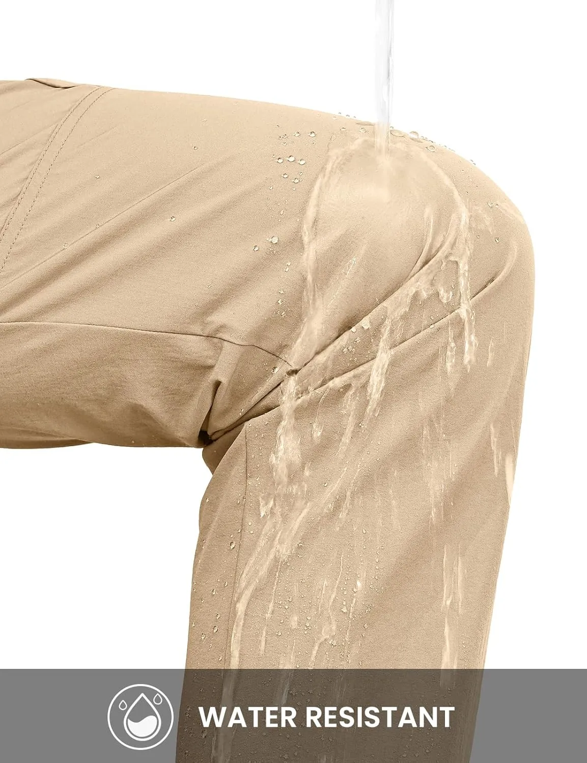 Gopune Women's Hiking Cargo Pants Lightweight Quick Dry Water Resistant Camping Work Travel Pants