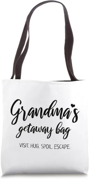Grandma's Getaway Bag Tote Bag