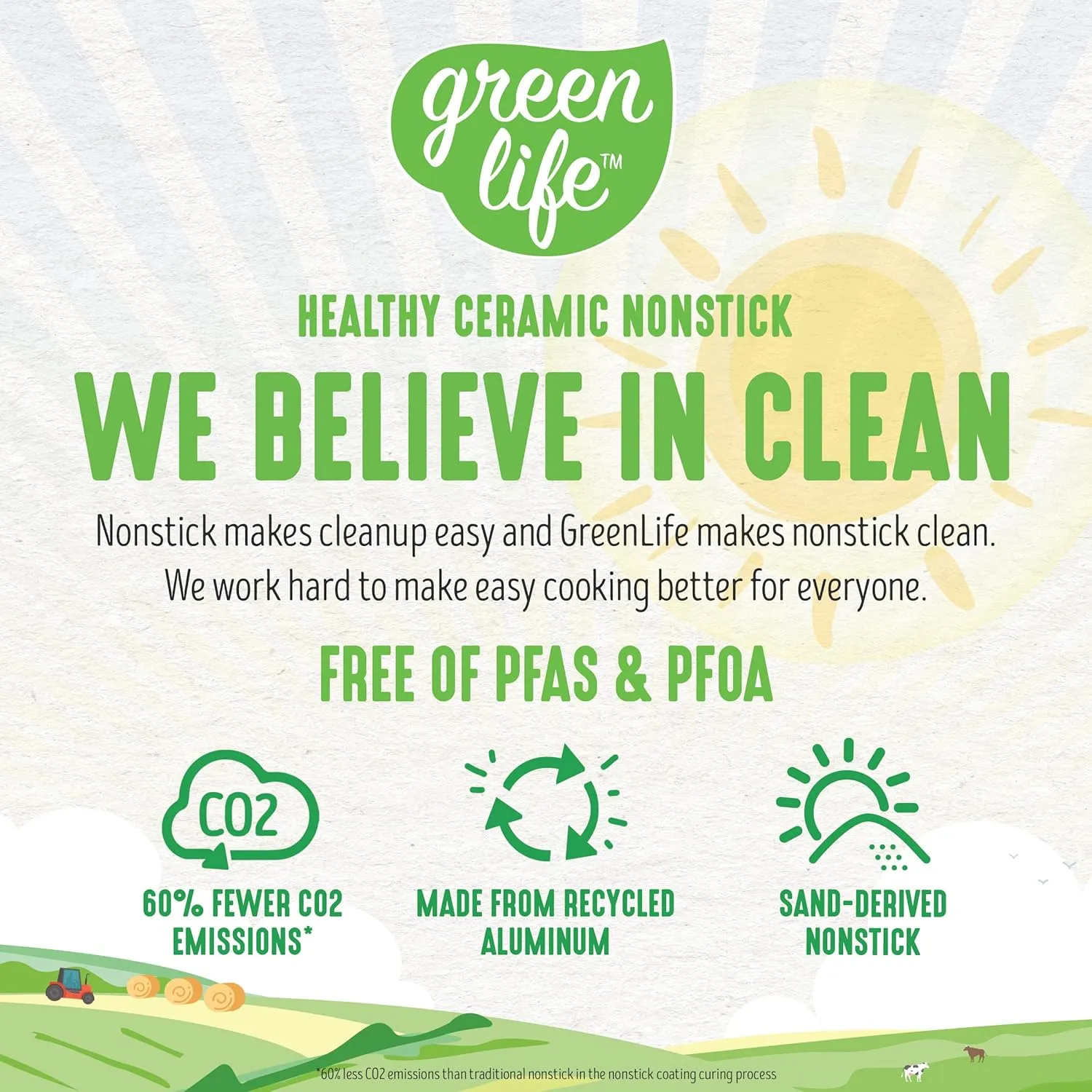 GreenLife Soft Grip 1QT and 2QT Saucepan Set, Non-Toxic PFAS-Free Ceramic Nonstick, Glass Lids, Stay Cool Handles, Wobble Free Base, Dishwasher & Oven Safe, Easy Clean, Multipurpose, Soft Pink