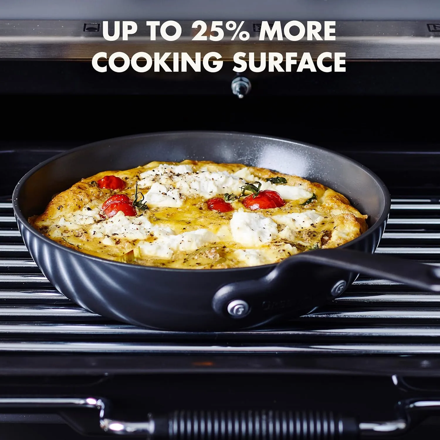 GreenPan Craft Cookware Hard Anodized Healthy Ceramic Nonstick 11" Frying Pan Skillet, Cast Stainless Steel Handles, Scratch-Resistant, Induction Safe, Dishwasher and Oven Safe, PFAS-Free, Black