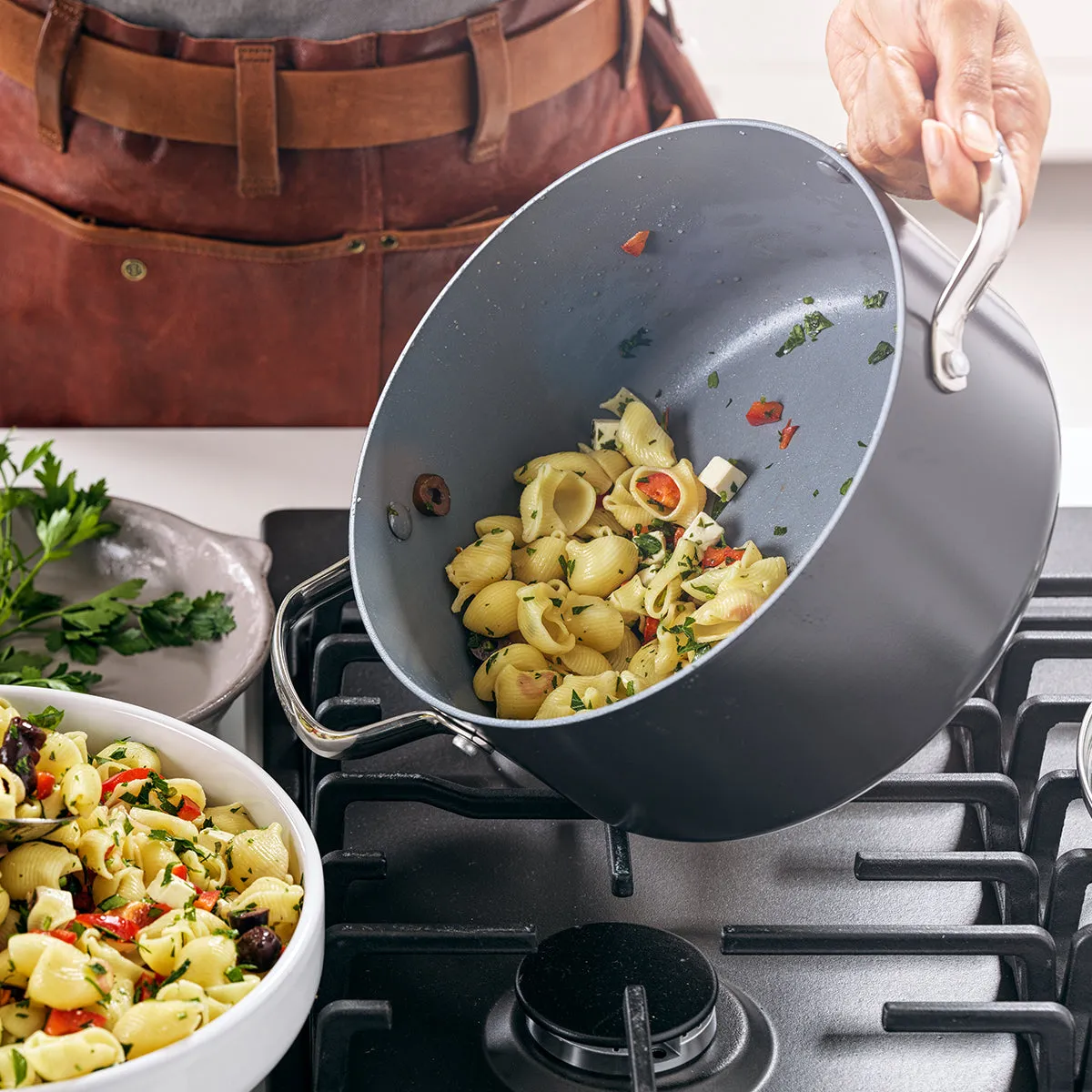 Greenpan - Valencia Pro Ceramic Nonstick Cookware, 11 Piece Set