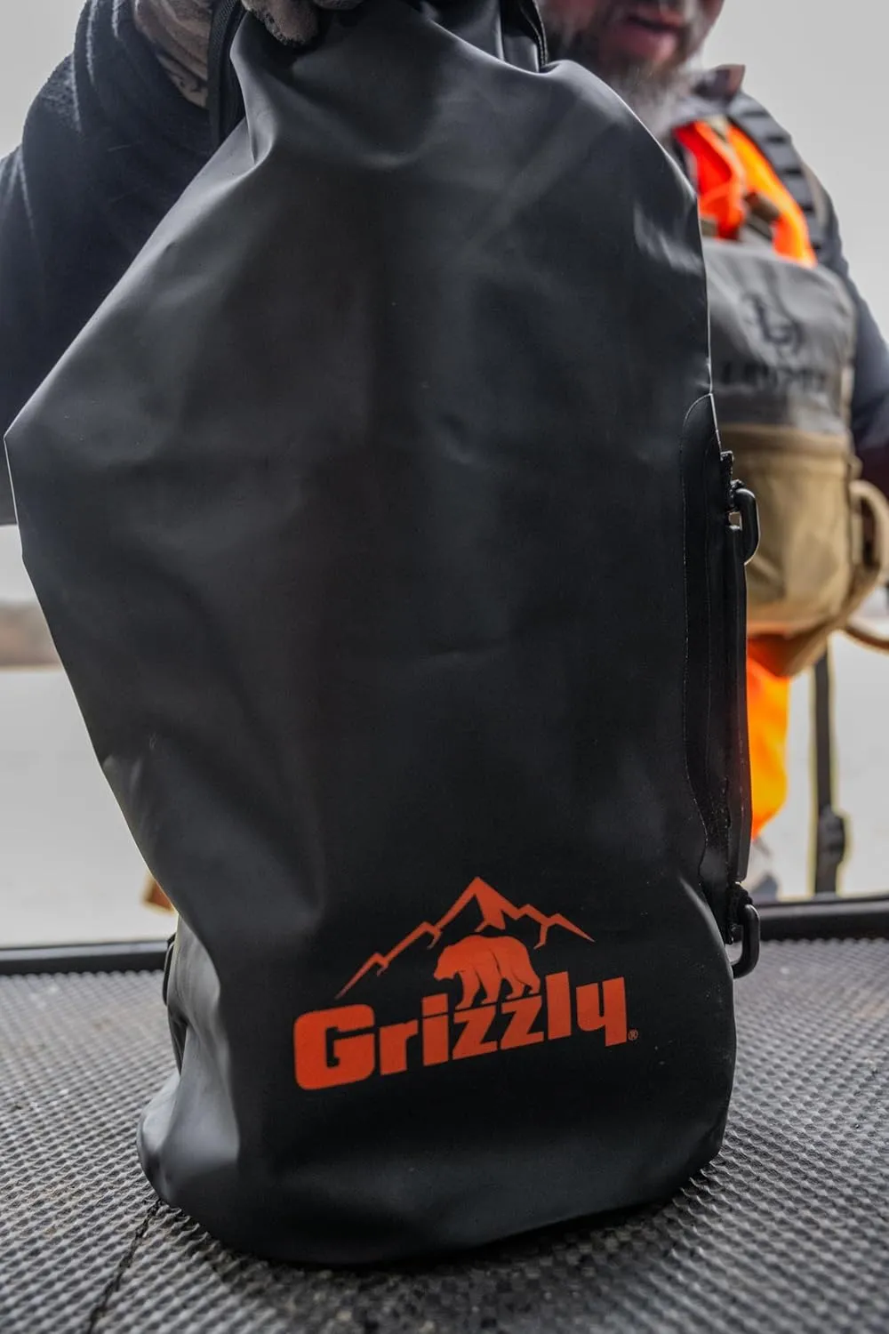 Grizzly Dry Bag | Roll up Top | Waterproof | Lightweight | for Camping Kayaking Boating Hiking Fishing