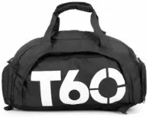 Gym Bag Waterproof Fitness Bag Sport Men Women Bag Outdoor Fitness Portable Bags Ultralight Yoga Sports Large Travel Backpack, Black-white
