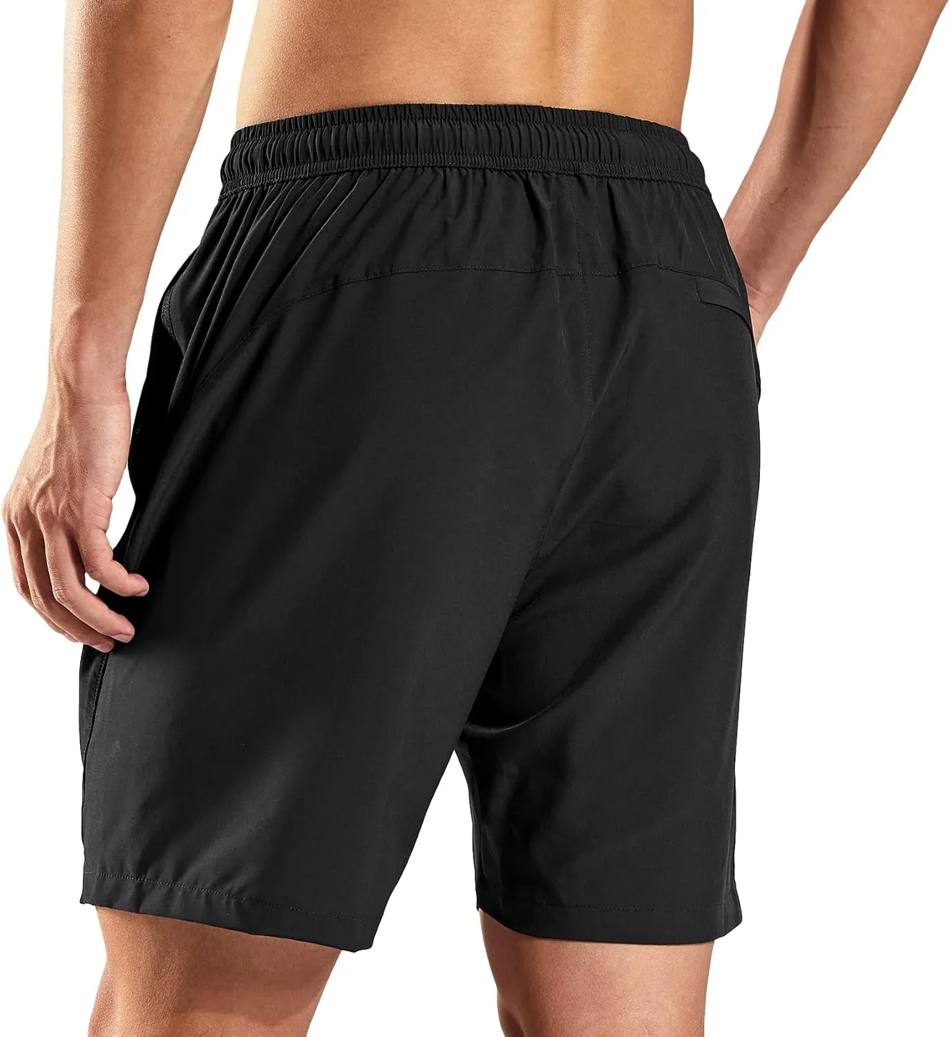 Haimont 7 Inch Athletic Running Shorts Men Dry Fit Lightweight Workout Shorts with Zipper Pockets No Liner, Quick Dry