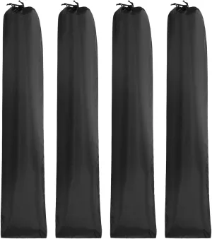 HARFINGTON 4pcs Camp Chair Replacement Bag 39" x 8" Large Nylon Foldable Carrying Bag Outdoors Folding Chair Cover Tripod Case with Shoulder Strap for Outdoor Camping Sports, Black