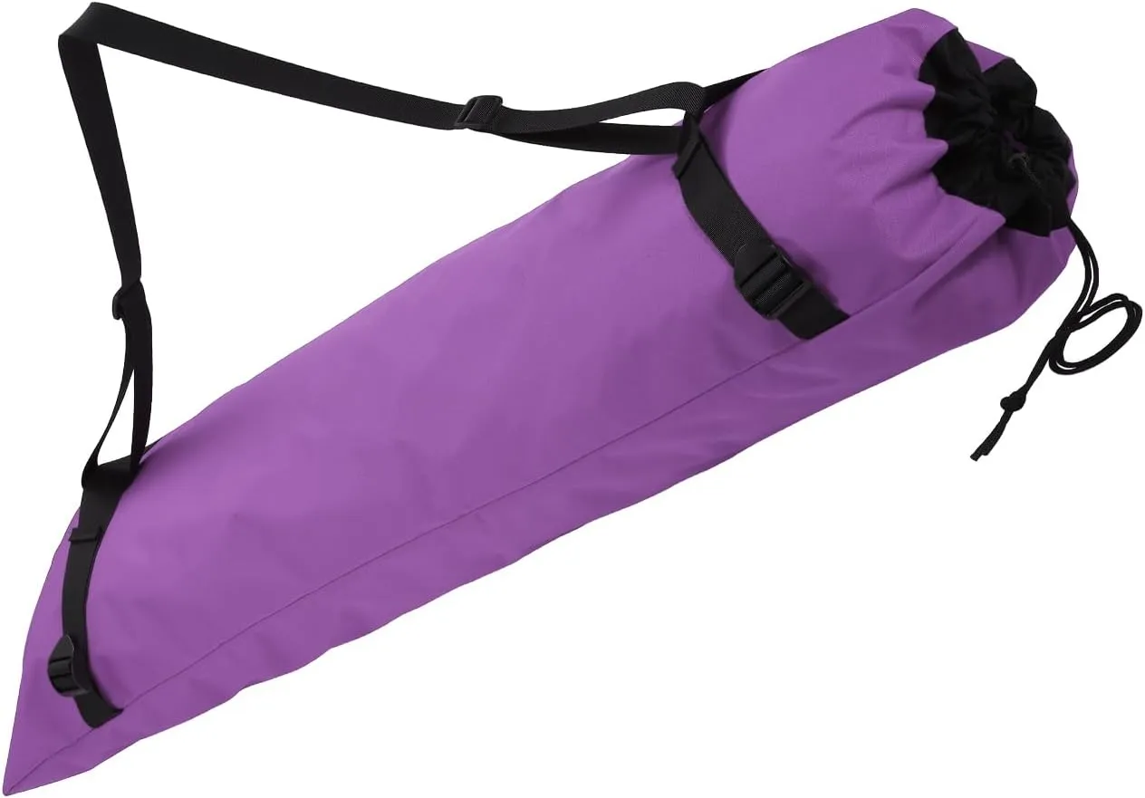 HARFINGTON Camping Chair Replacement Bag 48" Folding Chair Carry Bag Oxford Cloth Storage Tent Bag with Shoulder Strap for Travel Outdoor Camping Sports, Purple