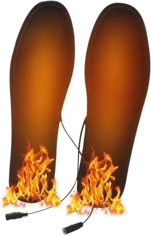 Heated Insoles for Feet Men's Shoes Heating Insoles Women's Sports Washable Rechargeable Warming Insoles(39-40)