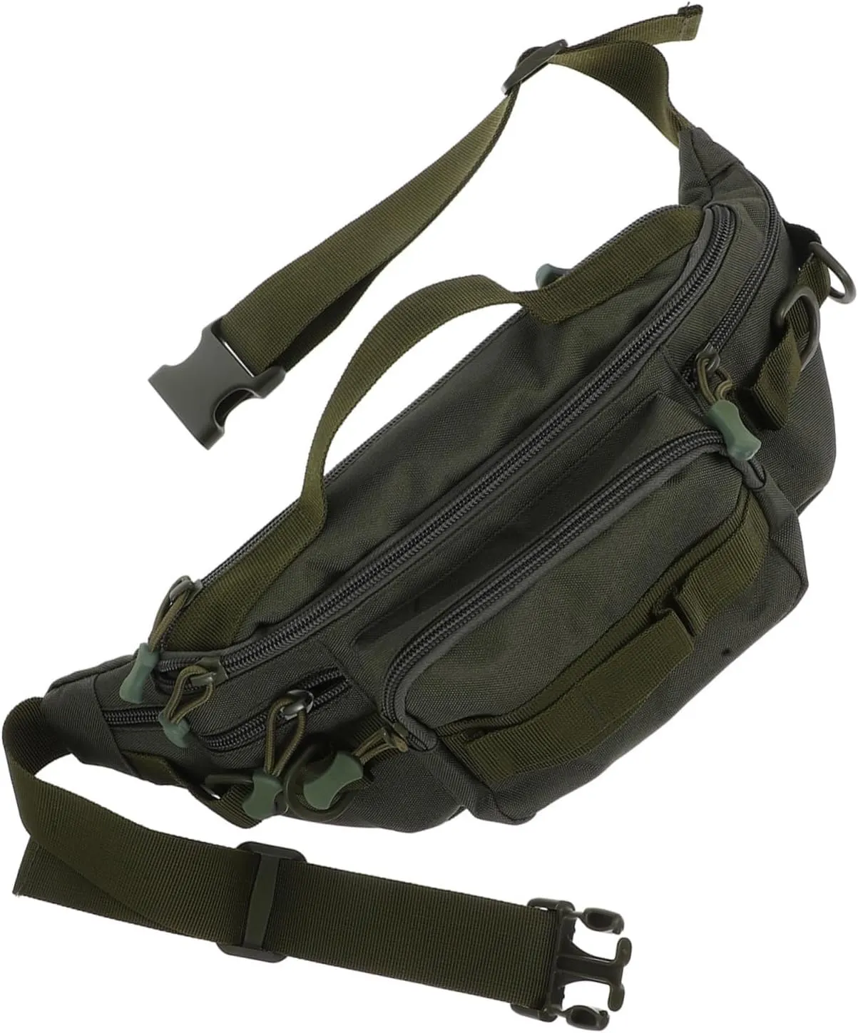 Heavy Duty Cycling Waist Bag Lightweight Fishing Tackle Pouch with Integrated Water Bottle Holder for Outdoor Adventures and Kayaking Multi Functional Fanny Pack for Men