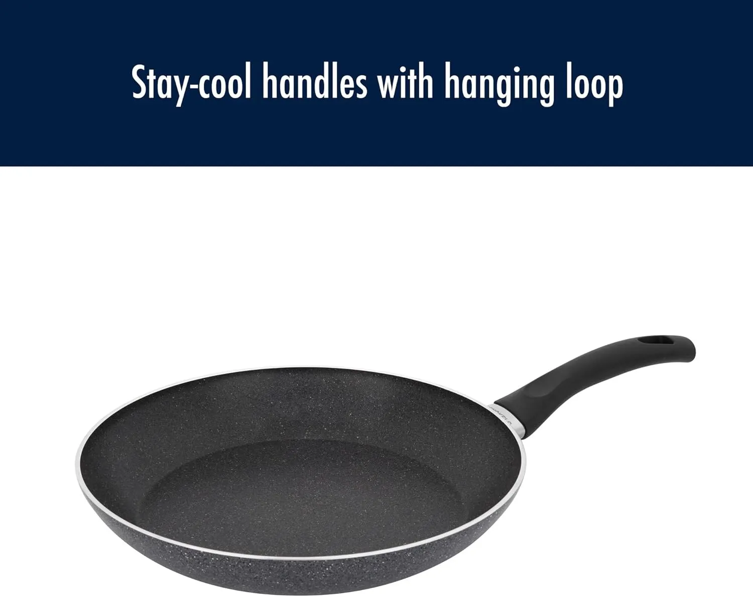 Henckels Everlift Granite 10-Piece Nonstick cookware set, Made in Italy, durable 3-layer granite-hued nonstick coating from recycled materials, Oven safe to 400°F, Dishwasher safe