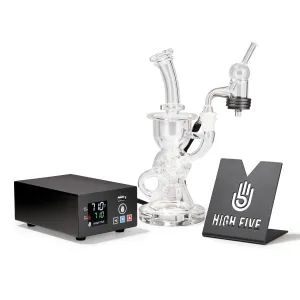 High Five - LCD E-Nail Quartz E-Banger & Rig Kit