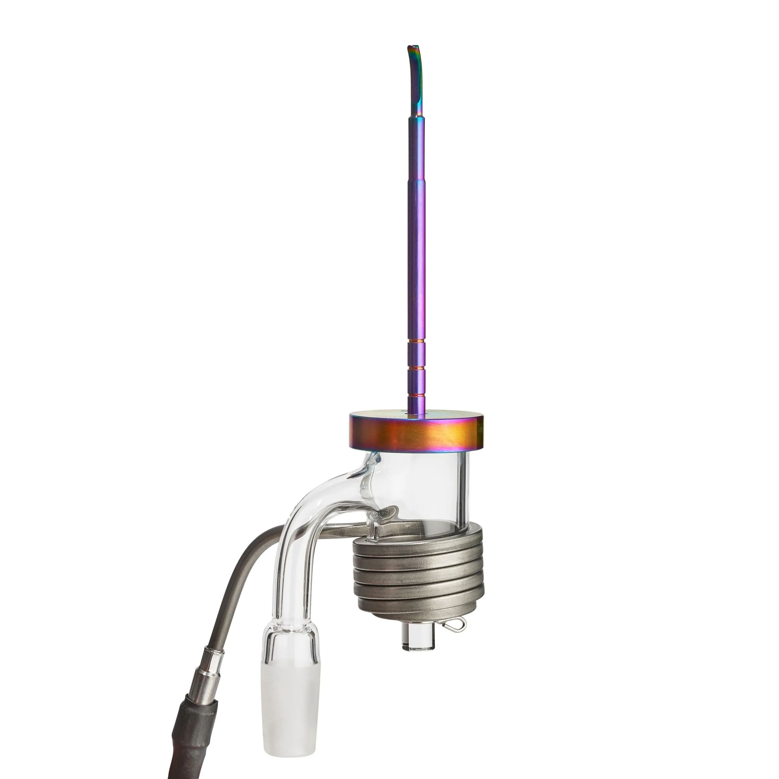 High Five - LCD E-Nail Quartz E-Banger & Rig Kit