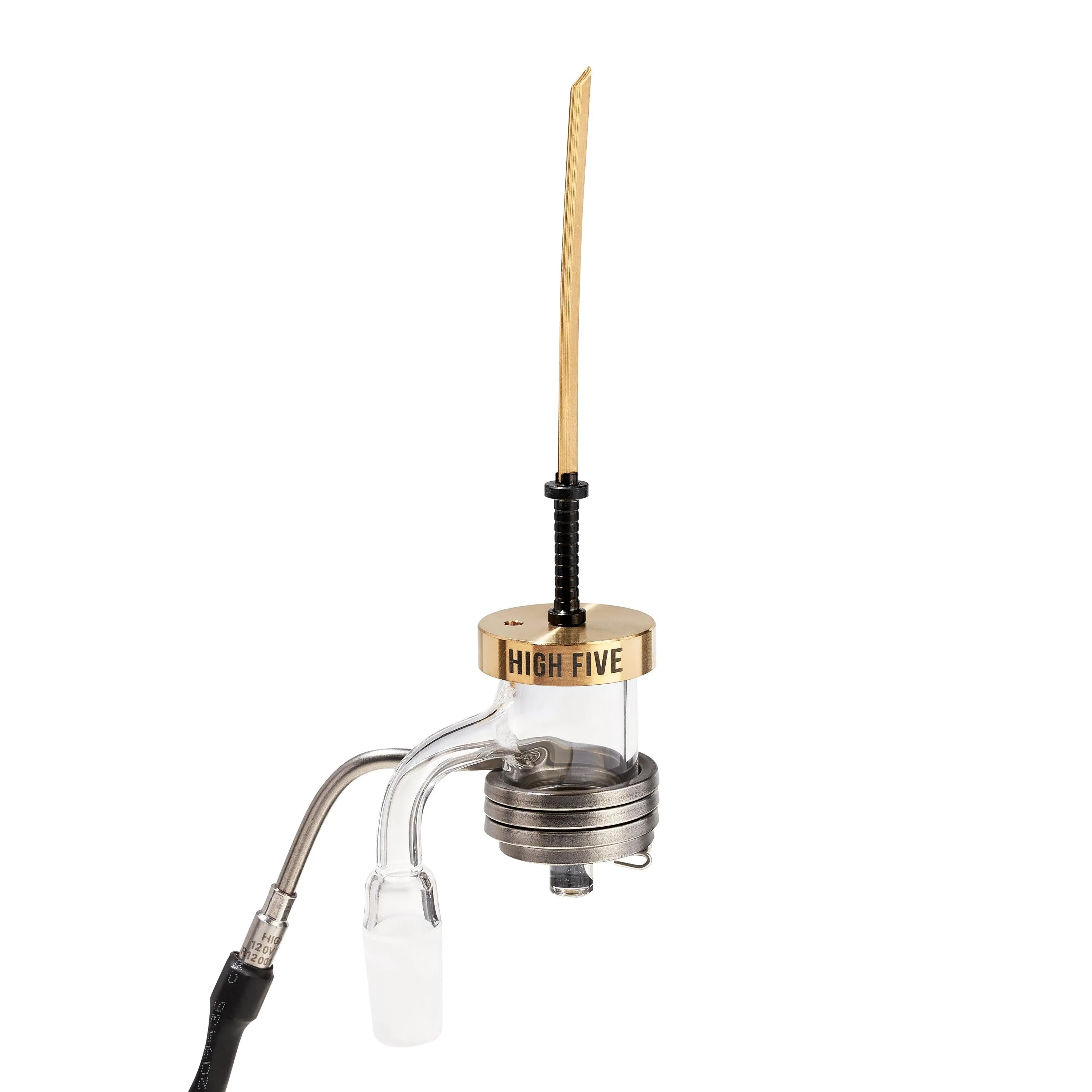 High Five - LCD E-Nail Quartz E-Banger & Rig Kit