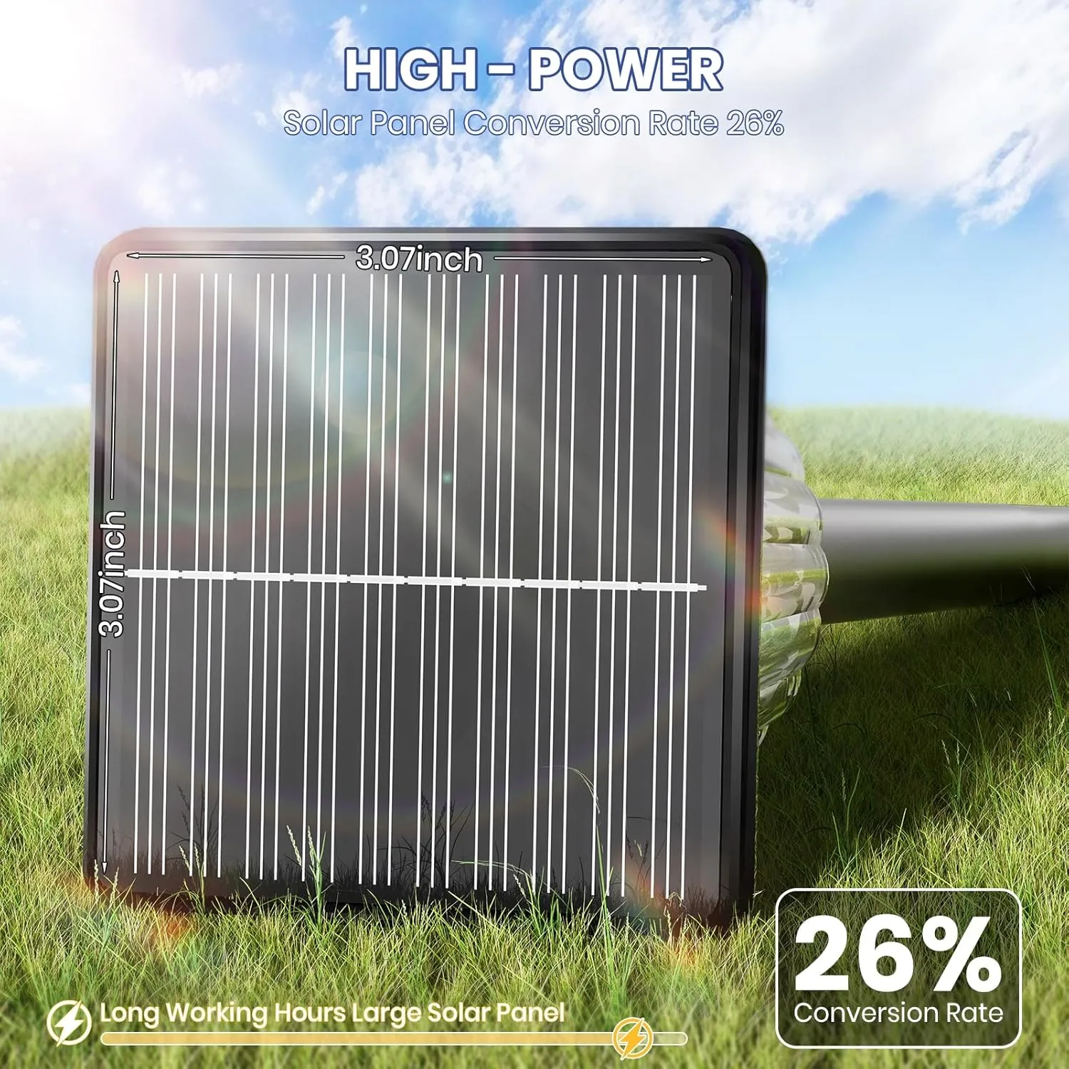HIGH-POWER 2-in-1 Warm&Cold,3000/12000K 6 Pack Solar Pathway Lights,SUPER BRIGHT Solar Lights Outdoor IP65 Waterproof ,Up to 28 Hrs Solar Walkway Lights for Yard,Patio,Landscape,Sidewalk,Driveway,Lawn