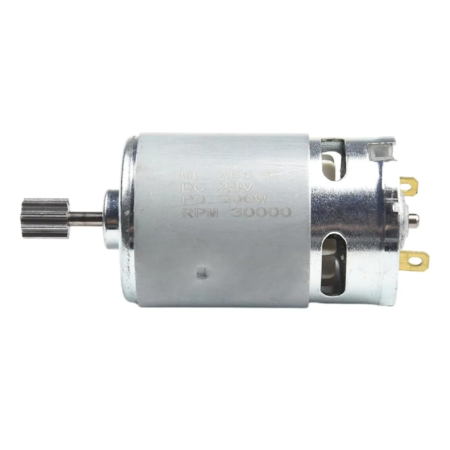 High Speed 24V 555 Children's Electric Car Motor DL 555-C High Power Gearmotor for Kids Ride On Toys Solar Automation Applications (555_24V_18000_9T)