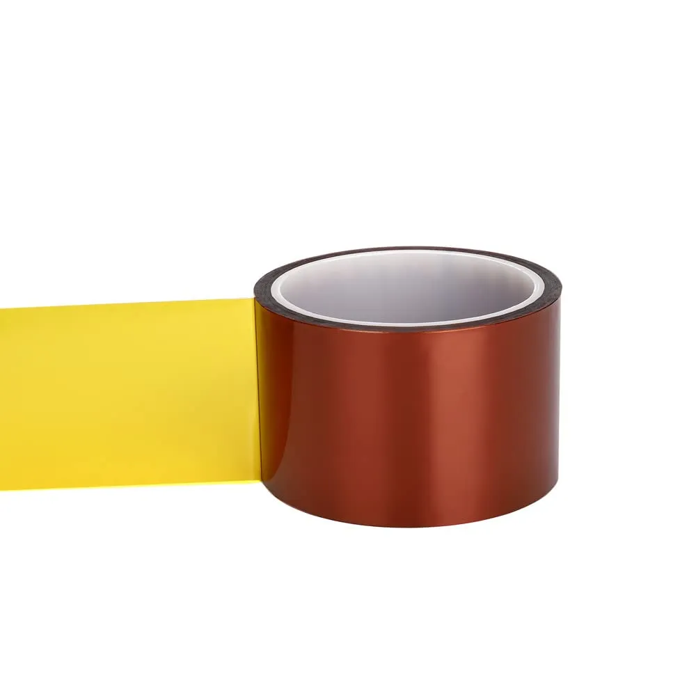 High Temp Tape, (2 inch X 108 FT) Polyimide High Temperature Resistant Tape Silicone Adhesive - for 3D Print Bed,Soldering,Masking etc.