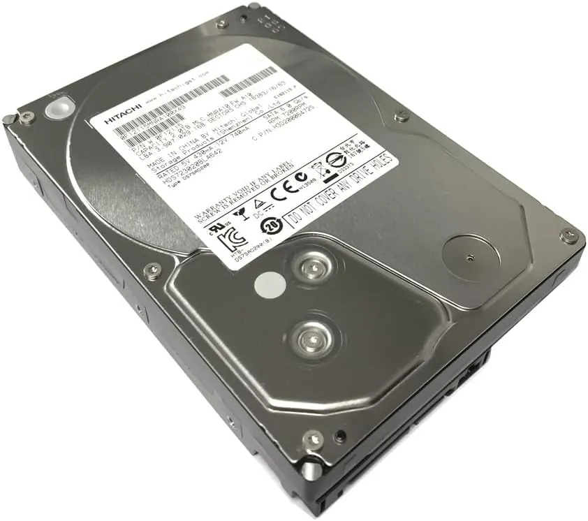 HITACHI Deskstar 7K3000 2TB 7200 RPM 64MB Cache SATA 6.0Gbps 3.5-inch Internal Desktop Hard Drive -HDS723020BLA642 (Renewed)