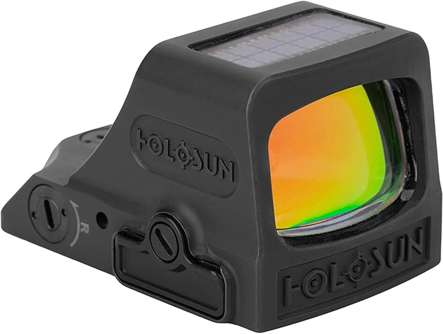 HOLOSUN HE508T X2 Multi-Reticle 2 MOA Dot & 32 MOA Circle Open Reflex Pistol Sight - Solar Failsafe Shake-Awake Durable Titanium Handgun Sight with Multilayer Reflective Glass - Green/Red Dot Options
