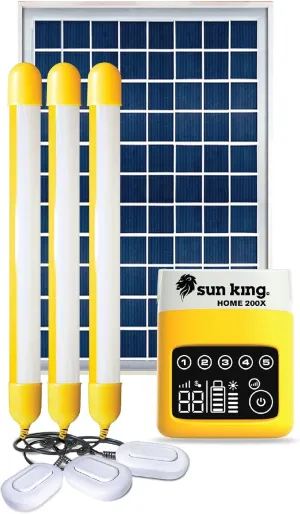 Home Solar System with Modern Solar Lighting (200X)