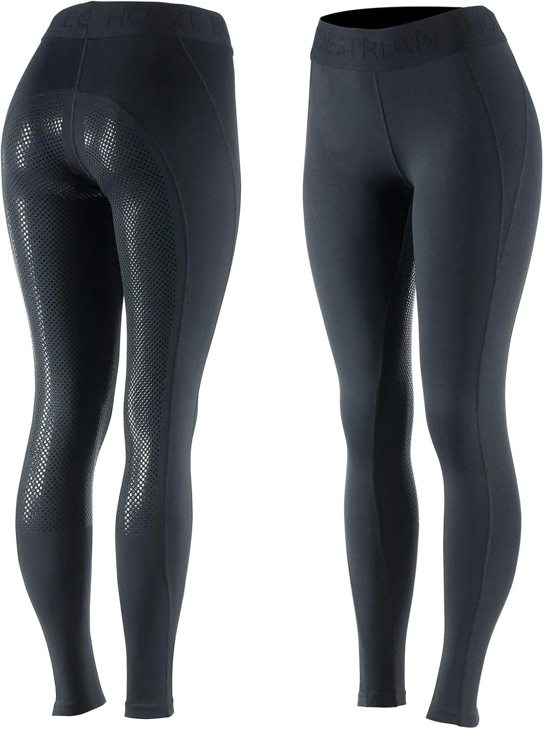 HORZE Madison Women's Quick-Dry Silicone Grip Full Seat Lightweight Horse Riding Tights