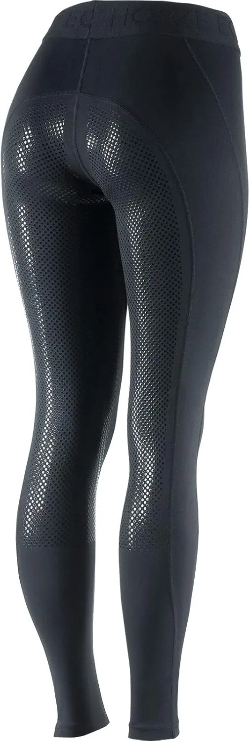 HORZE Madison Women's Quick-Dry Silicone Grip Full Seat Lightweight Horse Riding Tights