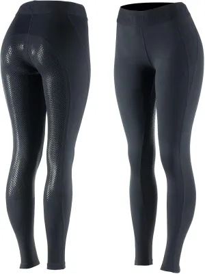 HORZE Madison Women's Quick-Dry Silicone Grip Full Seat Lightweight Horse Riding Tights