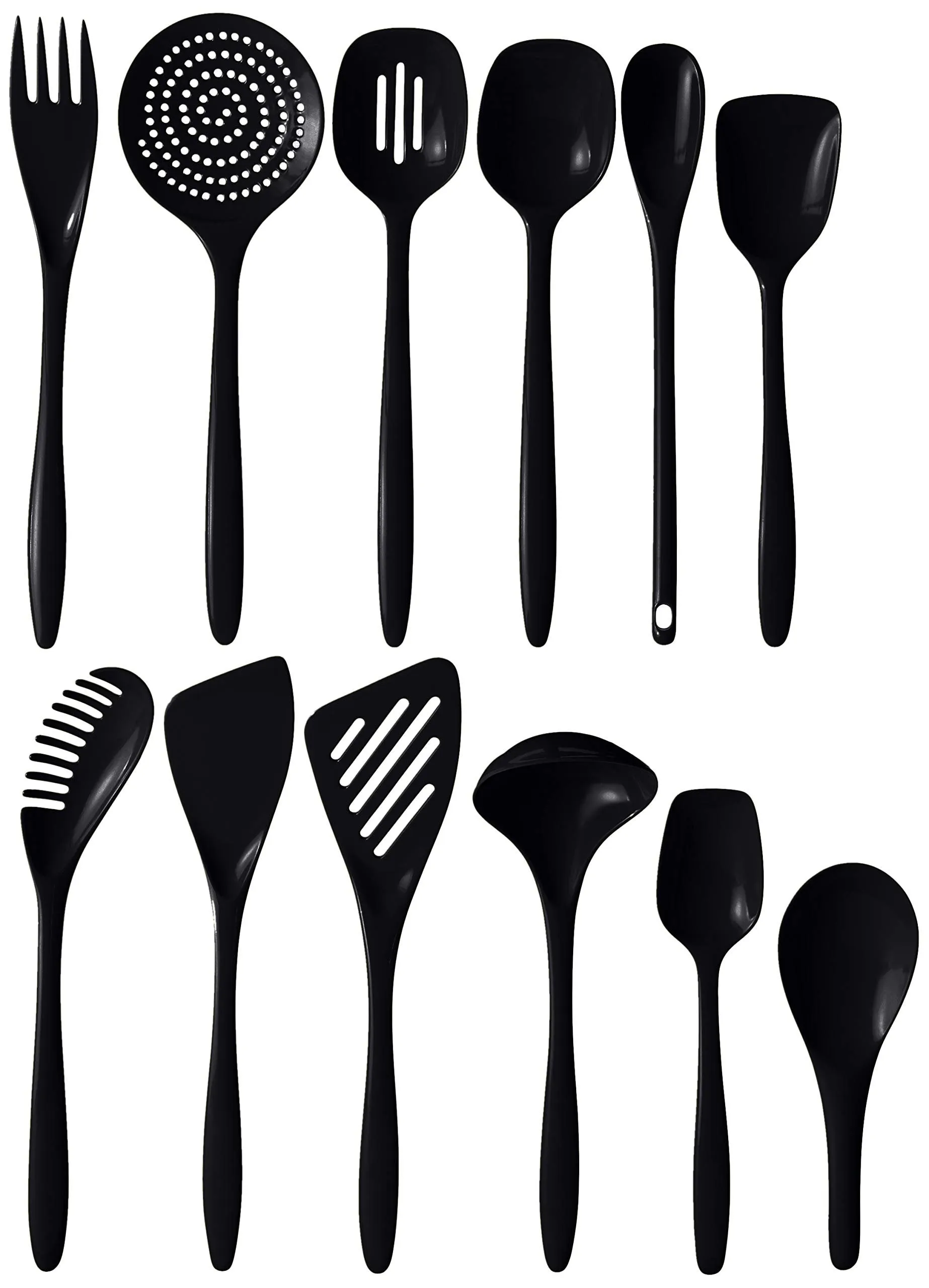 Hutzler 12 Piece Cook & Serve Melamine Utensil Set