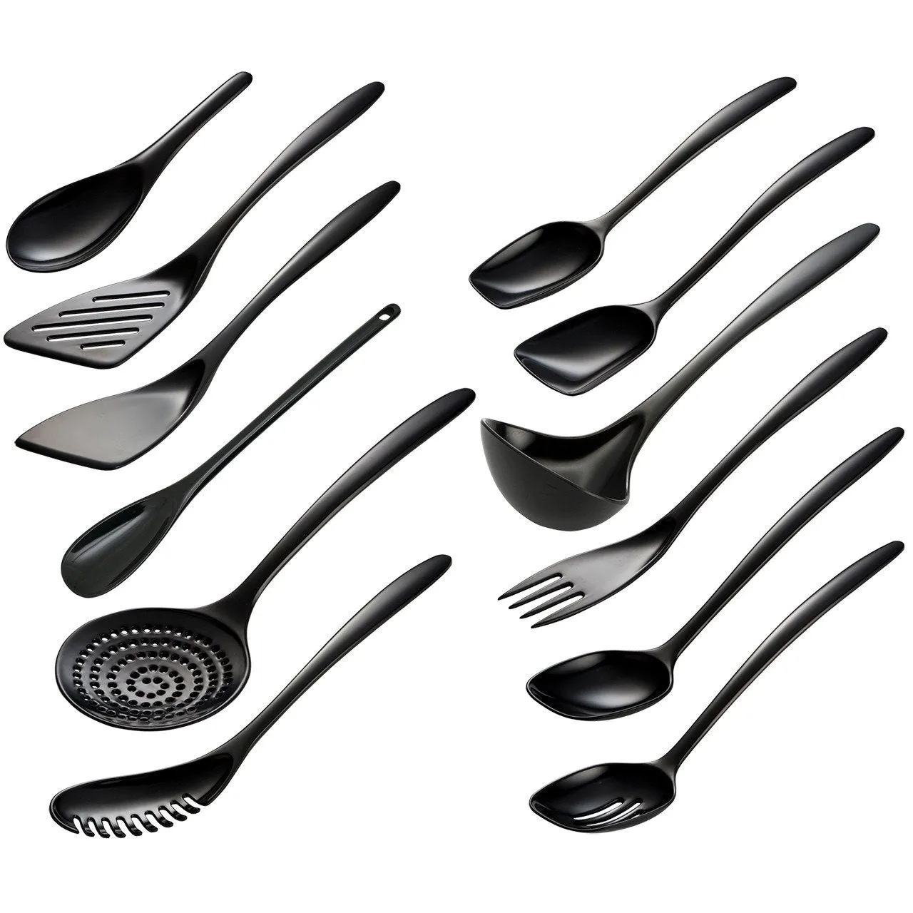 Hutzler 12 Piece Cook & Serve Melamine Utensil Set