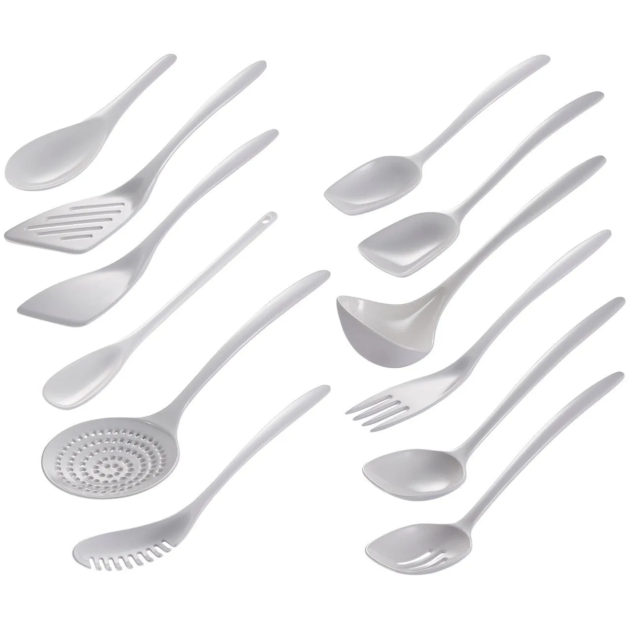 Hutzler 12 Piece Cook & Serve Melamine Utensil Set