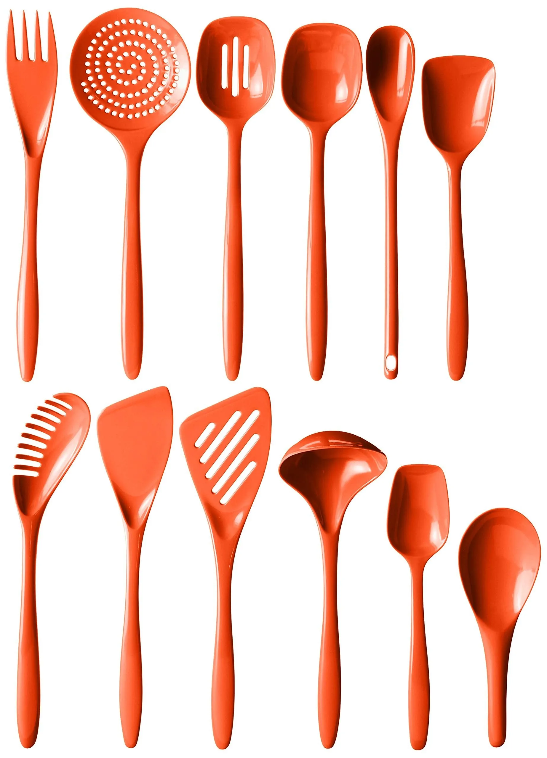 Hutzler 12 Piece Cook & Serve Melamine Utensil Set