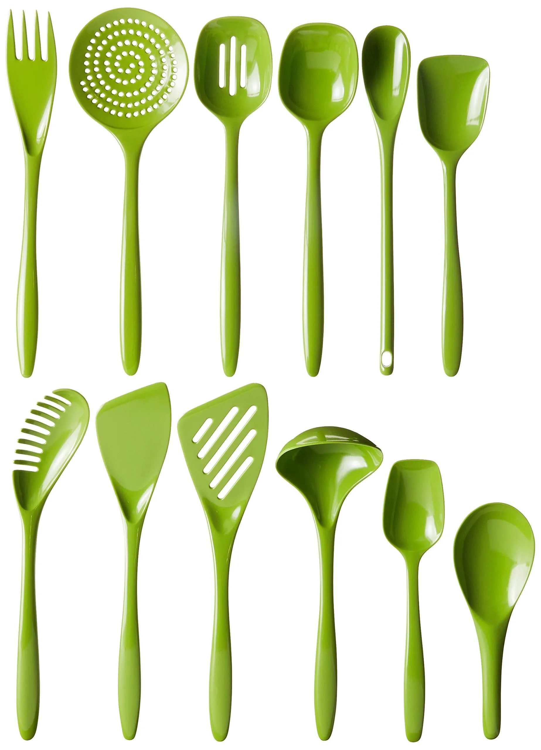 Hutzler 12 Piece Cook & Serve Melamine Utensil Set