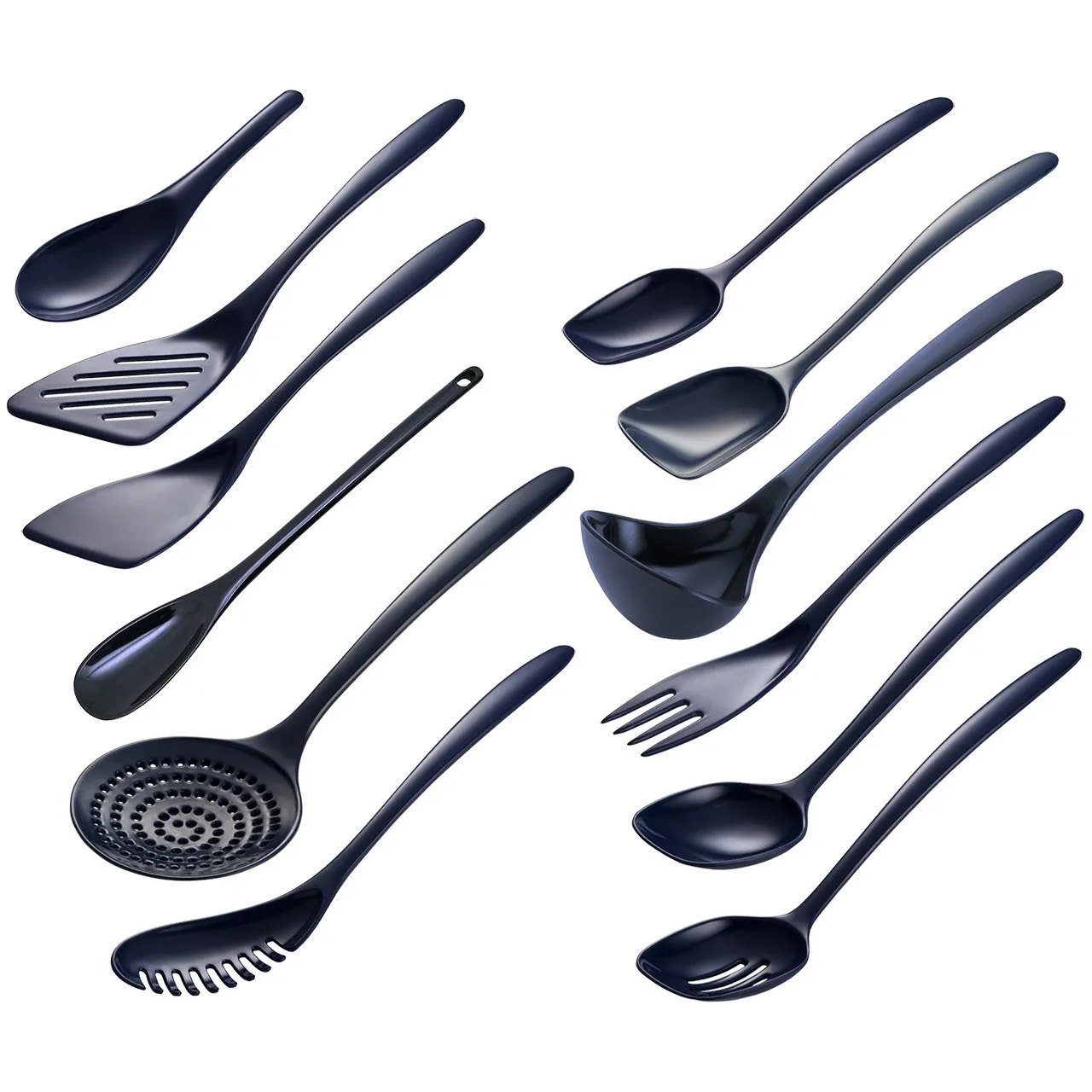 Hutzler 12 Piece Cook & Serve Melamine Utensil Set