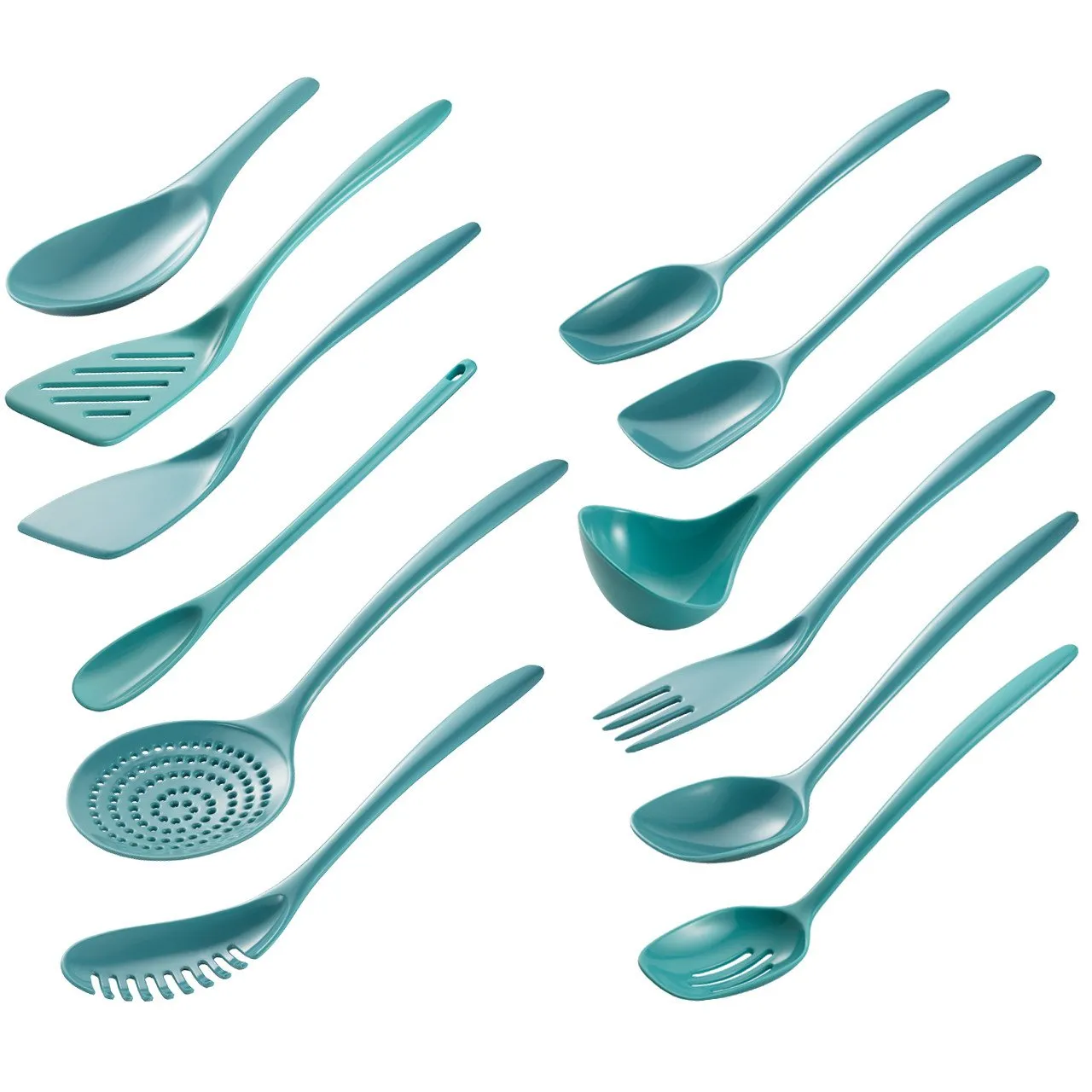 Hutzler 12 Piece Cook & Serve Melamine Utensil Set