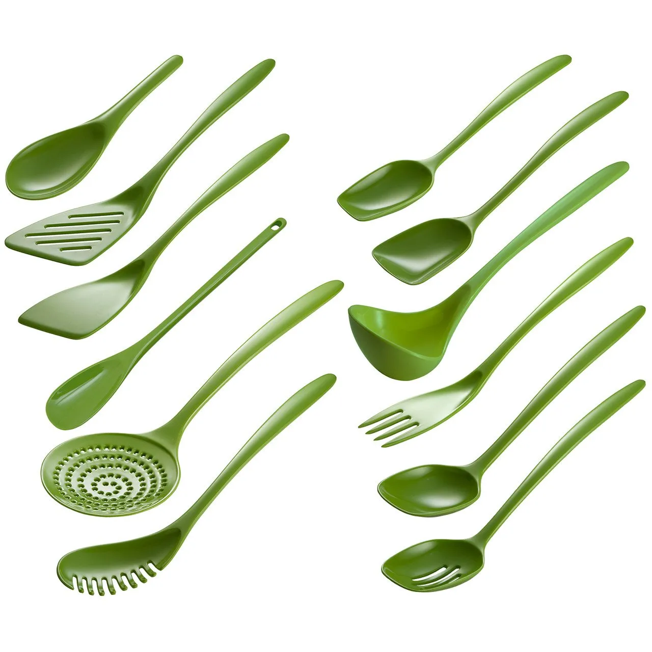 Hutzler 12 Piece Cook & Serve Melamine Utensil Set