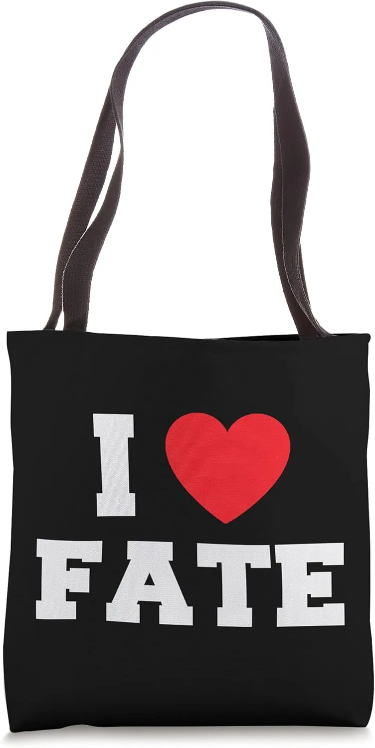 I Love Fate Tote Bag