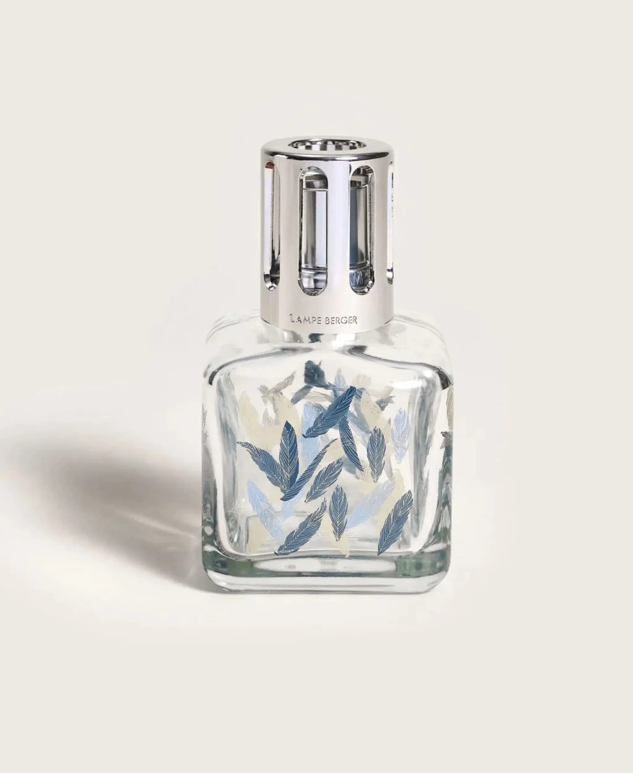 Ice Cube Blue Feathers Lamp Gift Set - Lampe Berger