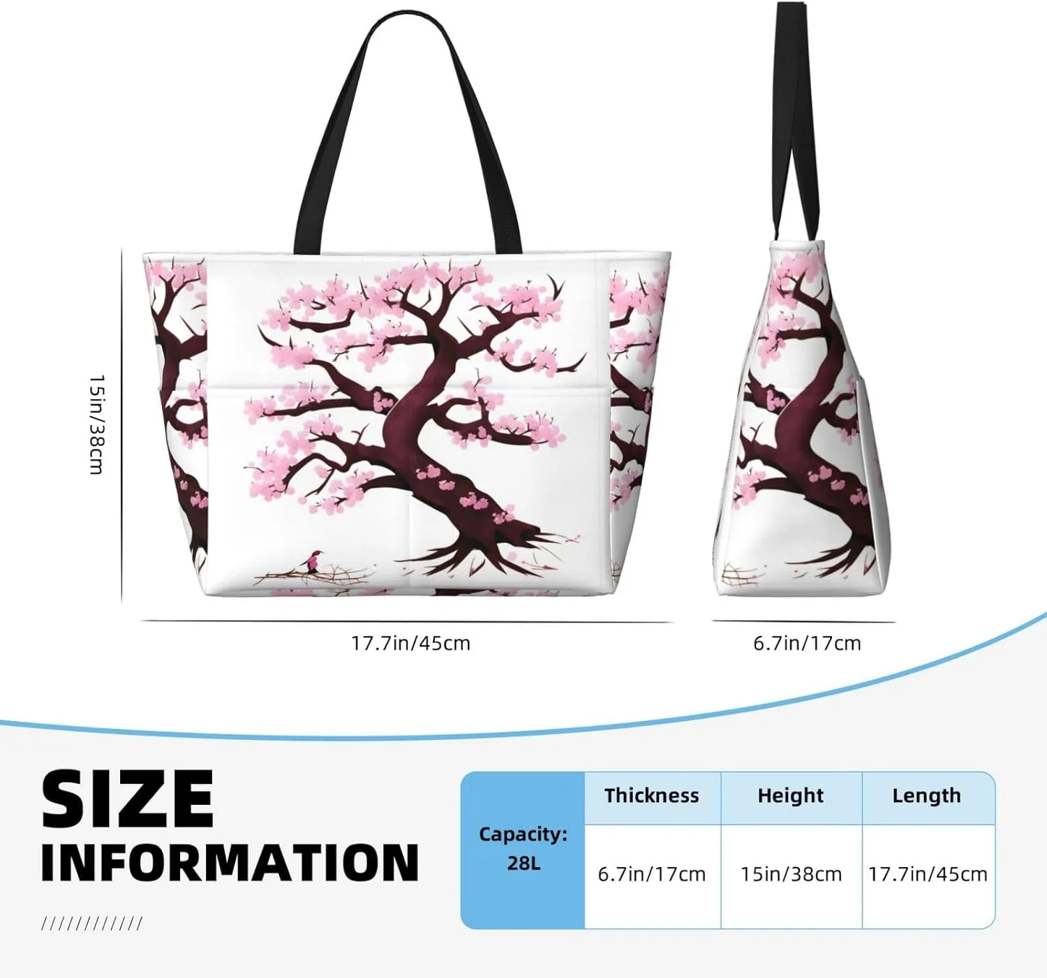 Insect atlas portable travel bag large capacity luggage bag beach bag dry and wet separation gym bag lightweight