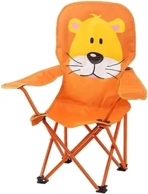 IRYZE Outdoor Chair Folding Camping Chair Cute Cartoon Outdoor Chair Small Folding Armchair Backrest Chair Painting Chair Portable Lounge Chair Beach Chair Camping Chair Foldable Chair (Color : D)
