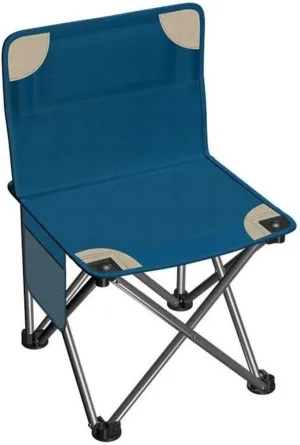 IRYZE Outdoor Chair Folding Camping Chair Outdoor Folding Backrest Chair Portable Fishing Chair with Side Pocket Lightweight Leisure Chairs Padded Deck Chair Camping Chair Foldable Chair (Color : C)