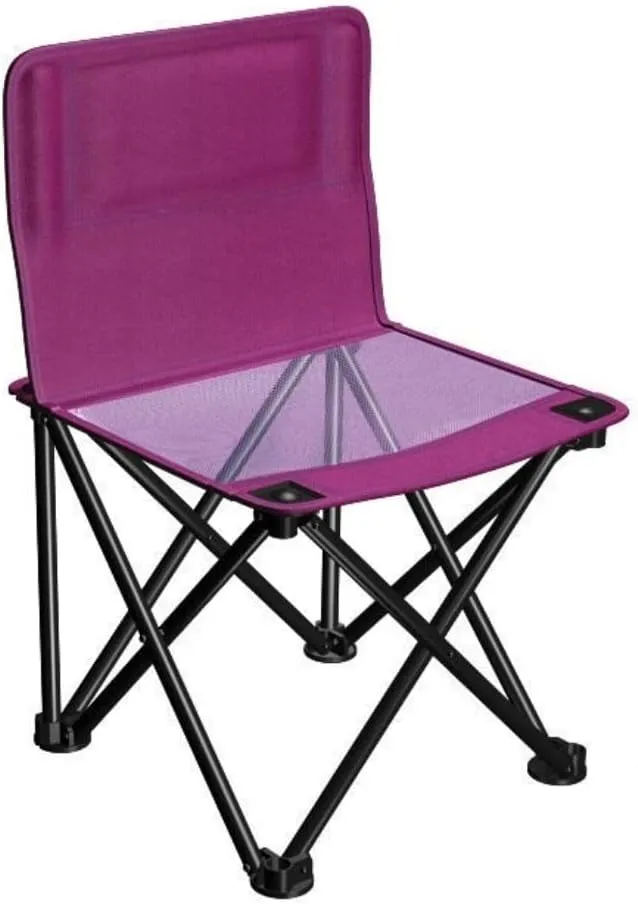 IRYZE Outdoor Chair Folding Camping Chair Outdoor Folding Backrest Chair Portable Fishing Chair with Side Pocket Lightweight Leisure Chairs Padded Deck Chair Camping Chair Foldable Chair (Color : D)