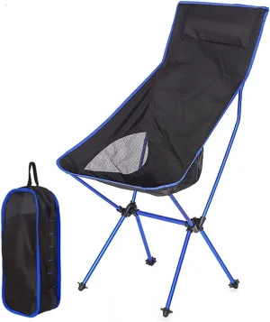 IRYZE Outdoor Chair Folding Camping Chair Portable Lightweight Folding Camp Chairs with Storage Bag, Aluminum Alloy Fishing Seat for Hiking Travel Picnic Camping Chair Foldable Chair (Color : B)