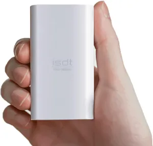 ISDT PB40 10000 mAh Power Bank, 36W Max USB C PD Fast Charging Battery Power Bank, Independent Dual Charge Portable Cell Phone Charger, Mini Power Bank Compatible with iPhone, iPad, iWatch Tablets