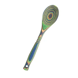 Island Bamboo 12" Pakka Wood Spoon Peacock