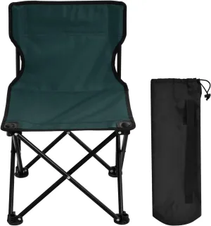 J JOYSAY Emerald Green Portable Camping Chair Lightweight Outdoor Folding Chair for Adults Beach Chair for Outside Camping Beach Sports Travel Hiking