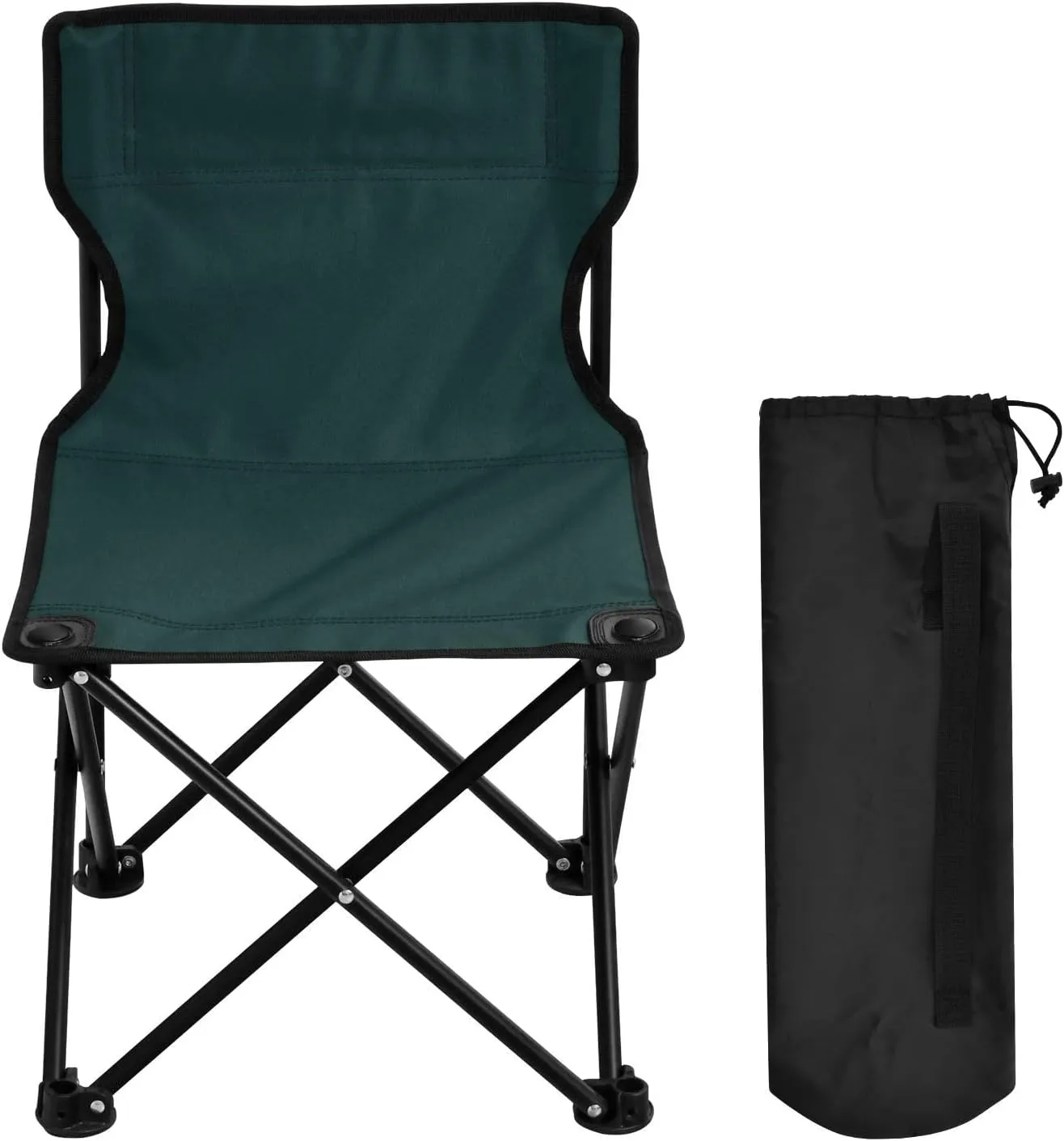 J JOYSAY Emerald Green Portable Camping Chair Lightweight Outdoor Folding Chair for Adults Beach Chair for Outside Camping Beach Sports Travel Hiking