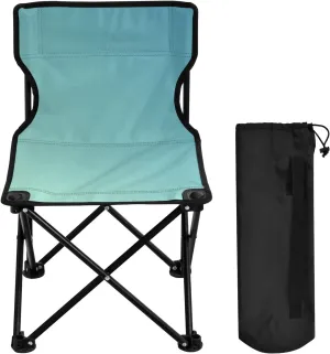J JOYSAY Morning Salad Gradient Portable Camping Chair Lightweight Outdoor Folding Chair for Adults Beach Chair for Outside Camping Beach Travel Sports Hiking