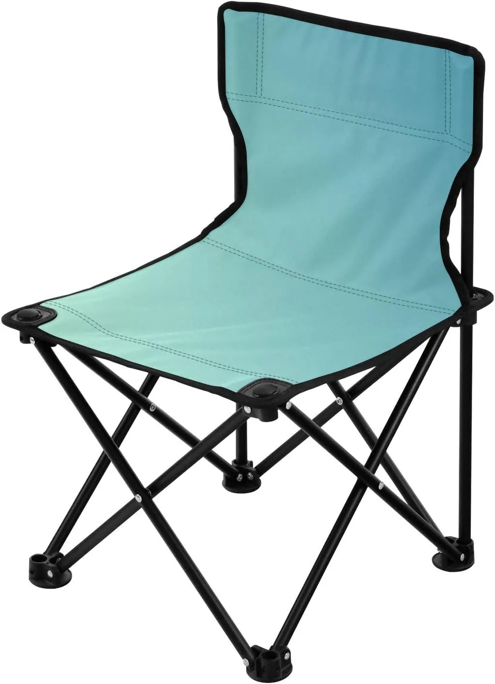 J JOYSAY Morning Salad Gradient Portable Camping Chair Lightweight Outdoor Folding Chair for Adults Beach Chair for Outside Camping Beach Travel Sports Hiking